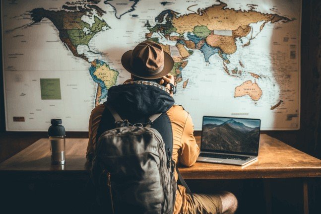 Escolhendo Próximo Destino Nomadismo Digital