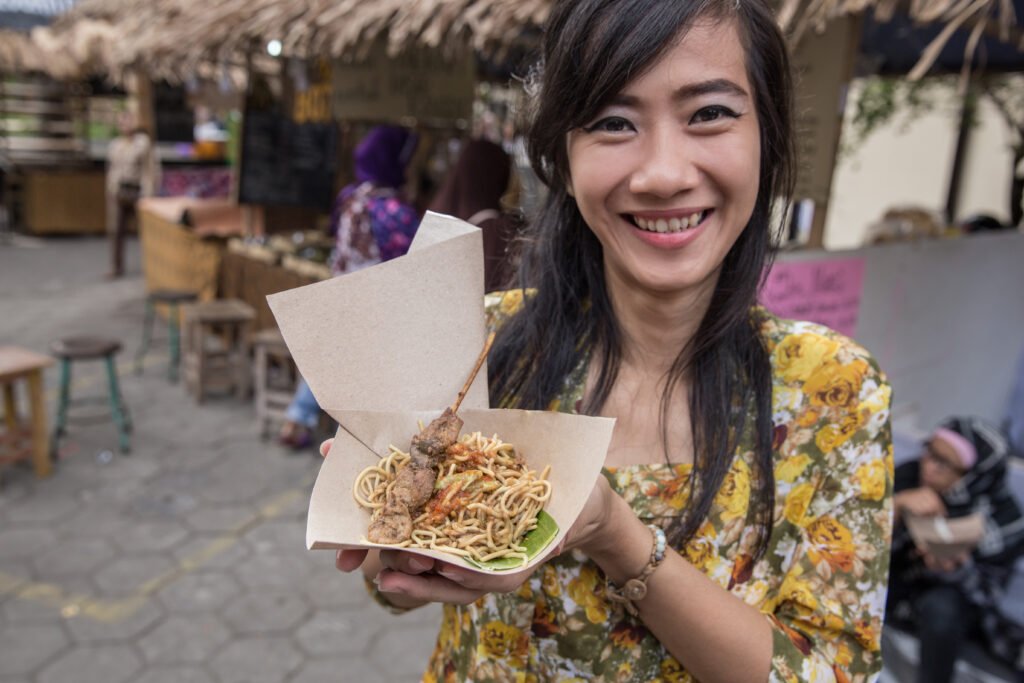 Nômade digital na Indonésia - Comidas